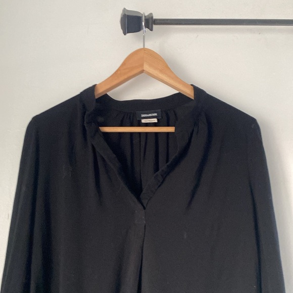 Zadig & Voltaire XS Tink Solid Long Sleeve Blouse Top - Picture 5 of 13